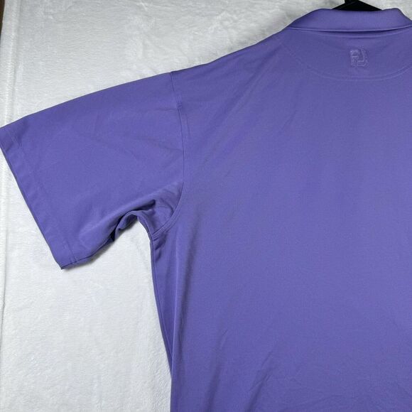 Footjoy FJ Performance Golf Polo Size XXL Purple Performance‎ Moisture Wicking - Picture 8 of 12